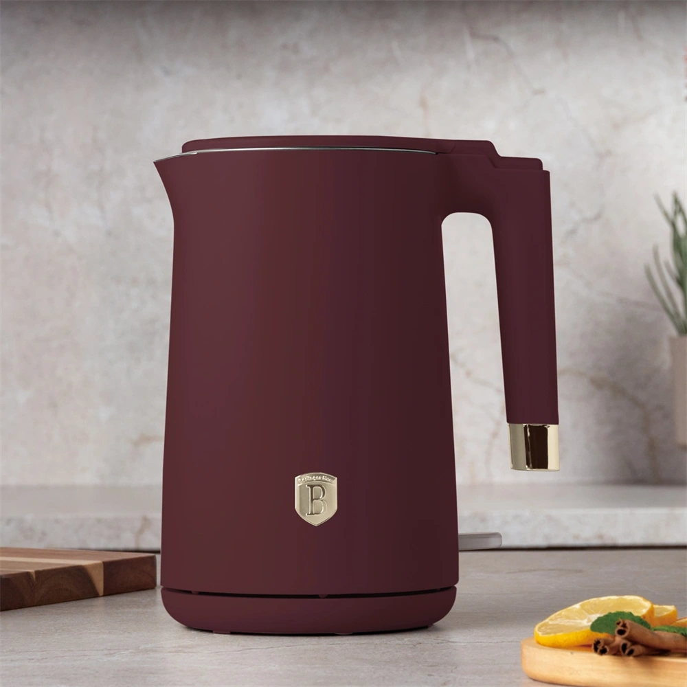 Berlinger Haus BH/9579 1,7L-es matt bordó dupla falú vízforraló