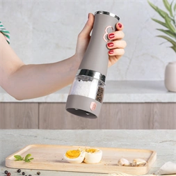 Berlinger Haus BH/9646A-4B matt taupe 2in1 elektromos só- és borsőrlő