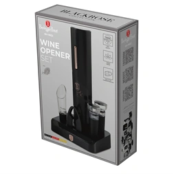 Berlinger Haus BH/9653 fekete- rose gold 6in1 akkumulátoros bornyitó ajándék szett