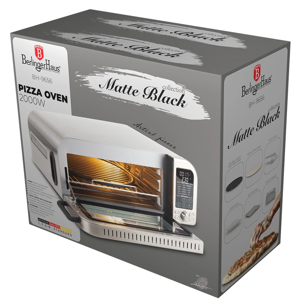 Berlinger Haus BH/9656 rozsdamentes acél pizzasütő