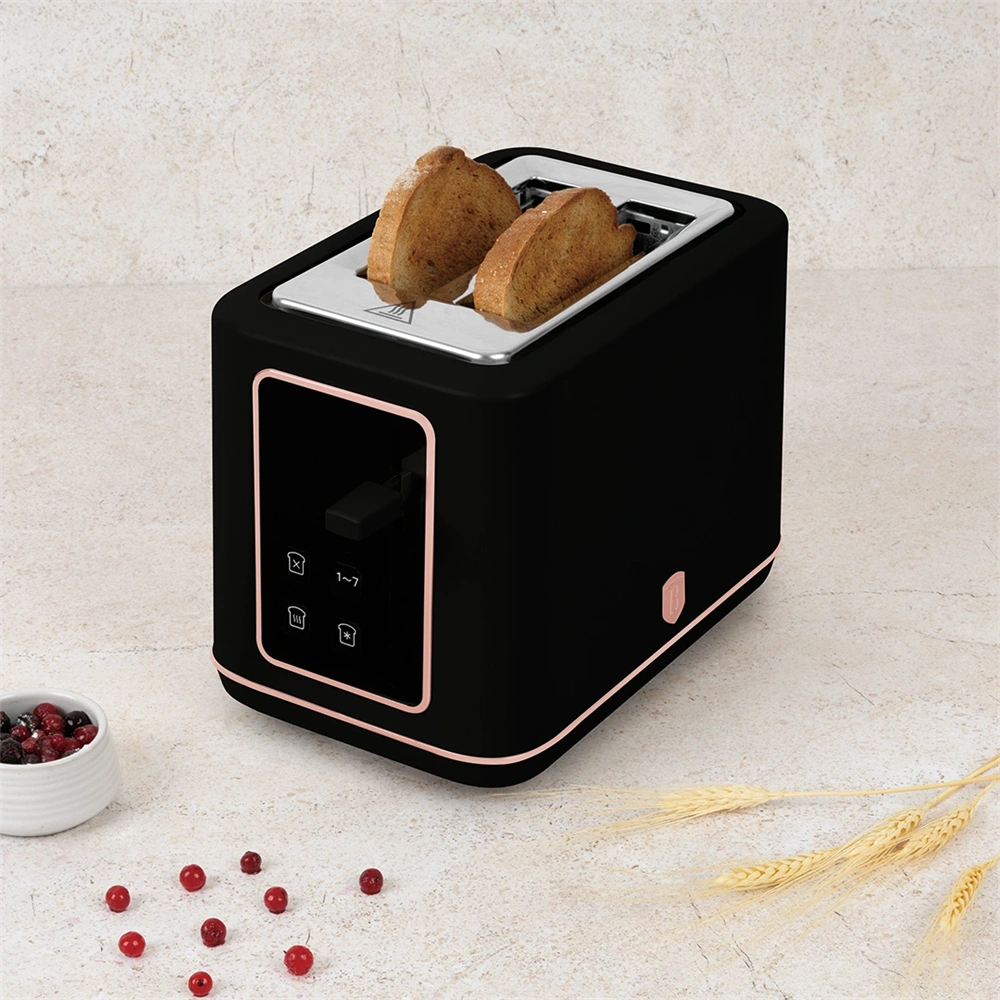 Berlinger Haus BH/9661 fekete- rose gold digitális 2 szeletes kenyérpirító