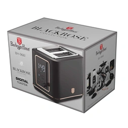 Berlinger Haus BH/9661 fekete- rose gold digitális 2 szeletes kenyérpirító