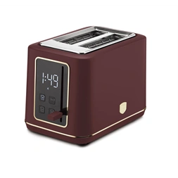 Berlinger Haus BH/9662 matt bordó digitális 2 szeletes kenyérpirító