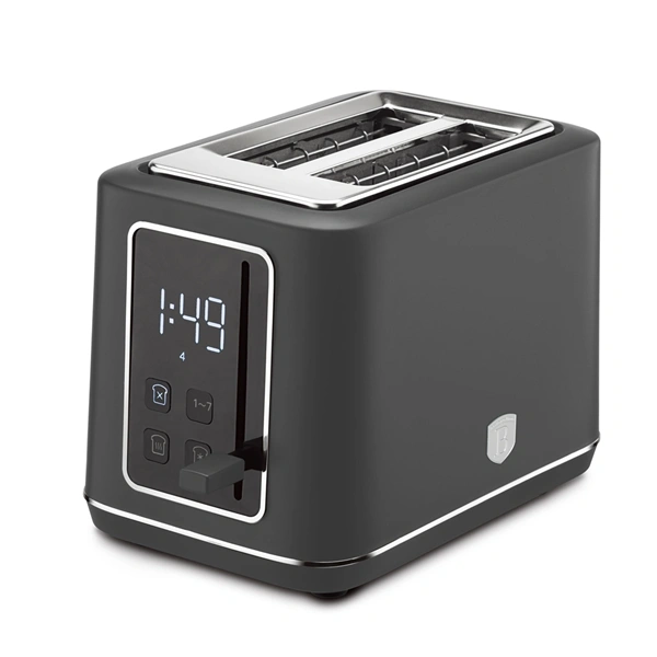 Berlinger Haus BH/9666 matt antracit digitális 2 szeletes kenyérpirító