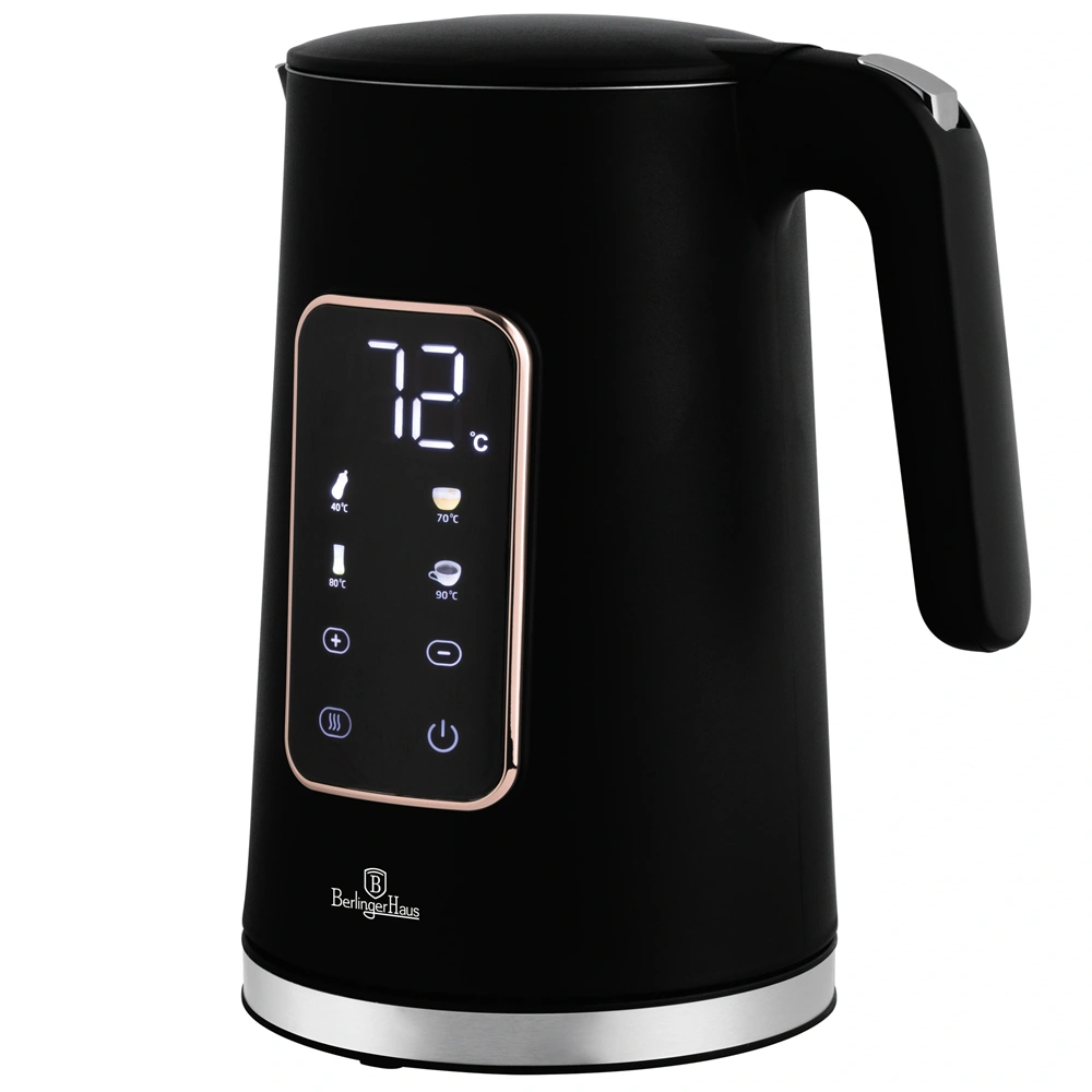 Berlinger Haus BH/9674 1,7L-es rose gold- fekete digitális vízforraló