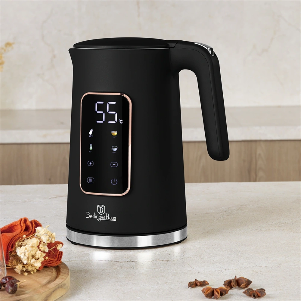 Berlinger Haus BH/9674 1,7L-es rose gold- fekete digitális vízforraló