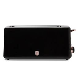 Berlinger Haus BH/9685 hosszú nyílású fekete- rose gold 2 szeletes kenyérpirító