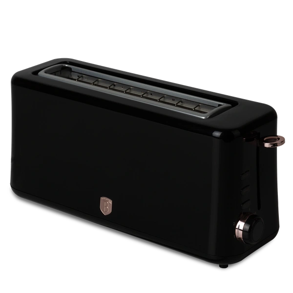 Berlinger Haus BH/9685 hosszú nyílású fekete- rose gold 2 szeletes kenyérpirító