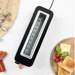 Berlinger Haus BH/9685 hosszú nyílású fekete- rose gold 2 szeletes kenyérpirító