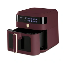 Berlinger Haus BH/9687 matt bordó 6,3 L forrólevegős sütő