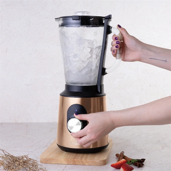 Berlinger Haus BH/9695 1,5 L-es edzett üveg rózsaarany turmixgép