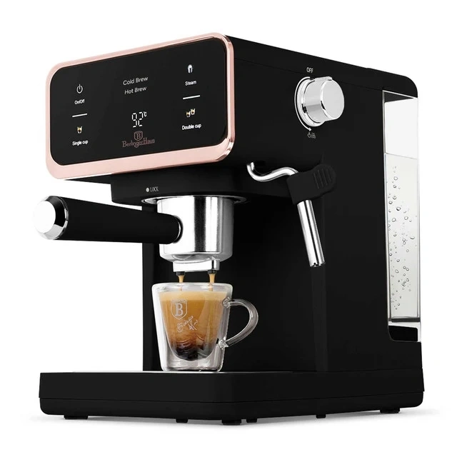 Berlinger Haus BH/9732N 3in1 fekete- rose gold digitális espresso kávéfőző
