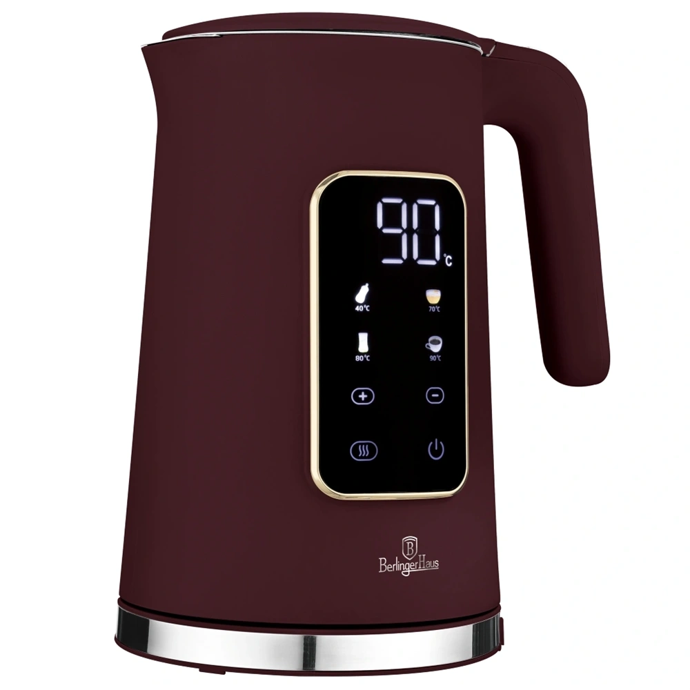Berlinger Haus BH/9735 1,7L-es matt bordó digitális vízforraló