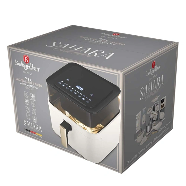 Berlinger Haus BH/9749 matt krém 7,2L forrólevegős sütő