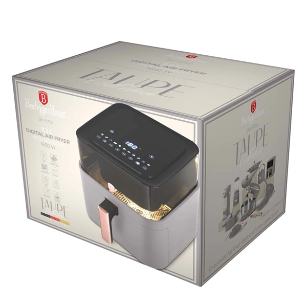 Berlinger Haus BH/9750 matt taupe 7,2L forrólevegős sütő