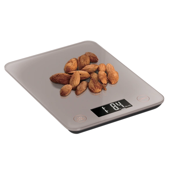 Berlinger Haus BH/9754 5 kg kapacitású taupe üveg konyhai mérleg