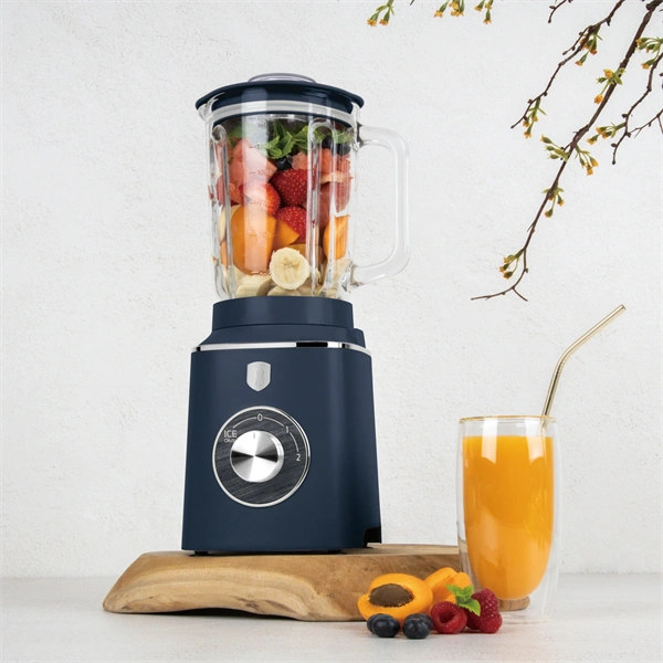Berlinger Haus BH/9766 1,5 L-es mércés edzett üveg matt kék turmixgép