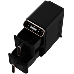 Berlinger Haus BH/9802 fekete- rózsaarany 2x5,5 L forrólevegős sütő