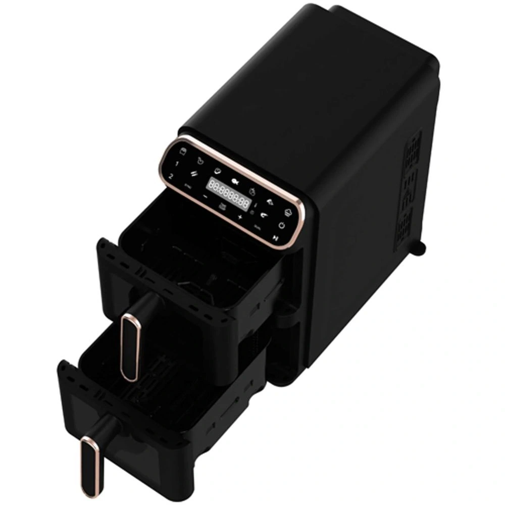 Berlinger Haus BH/9802 fekete- rózsaarany 2x5,5 L forrólevegős sütő