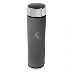 Berlinger Haus BH/9805 Anthracite Collection LED-es hőfok kijelzővel, 500 ml szürke ivópalack