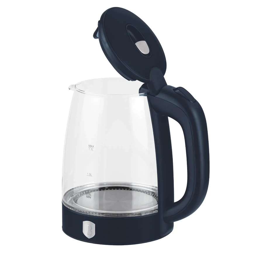 Berlinger Haus BH/9813 üveg 1,7 L-es  matt kék vízforraló