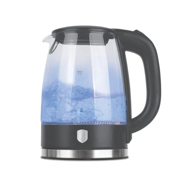 Berlinger Haus BH/9815 üveg 1,7 L-es  matt antracit vízforraló