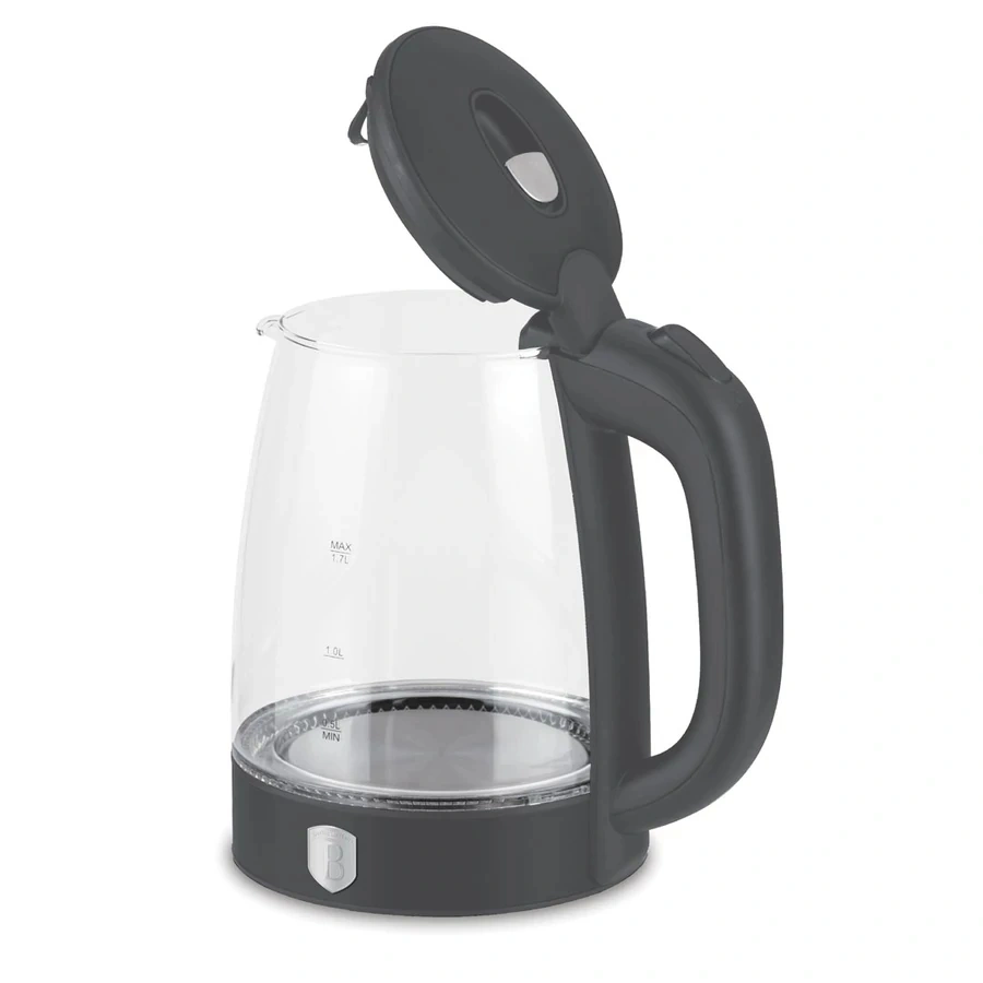 Berlinger Haus BH/9815 üveg 1,7 L-es  matt antracit vízforraló