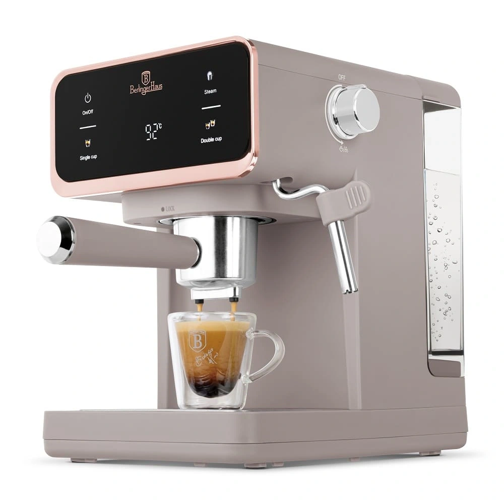 Berlinger Haus BH/9846 3in1 matt taupe digitális espresso kávéfőző