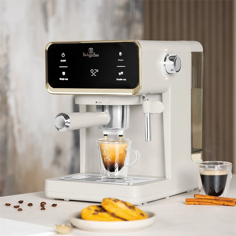 Berlinger Haus BH/9847 3in1 matt krém digitális espresso kávéfőző