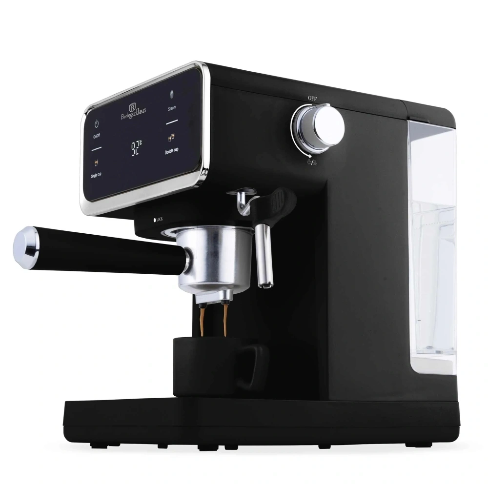 Berlinger Haus BH/9851N 3in1 matt fekete digitális espresso kávéfőző