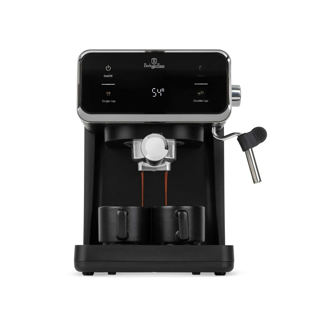 Berlinger Haus BH/9851N 3in1 matt fekete digitális espresso kávéfőző
