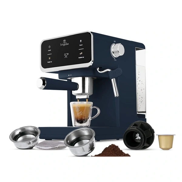 Berlinger Haus BH/9853 3in1 matt kék digitális espresso kávéfőző