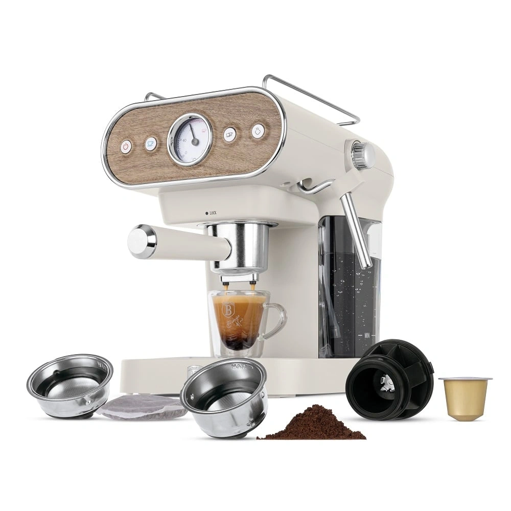 Berlinger Haus BH/9854 3in1 matt krém espresso kávéfőző