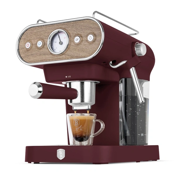 Berlinger Haus BH/9855 3in1 matt bordó espresso kávéfőző