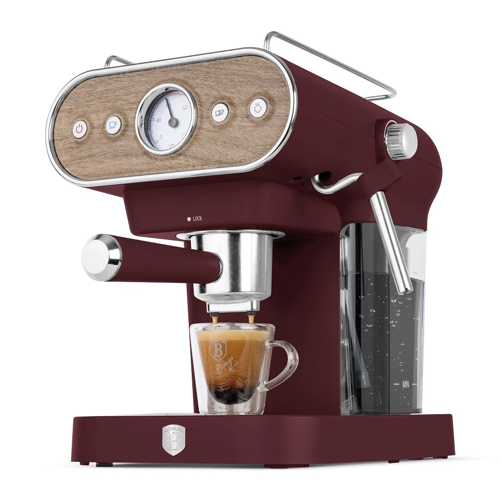Berlinger Haus BH/9855 3in1 matt bordó espresso kávéfőző