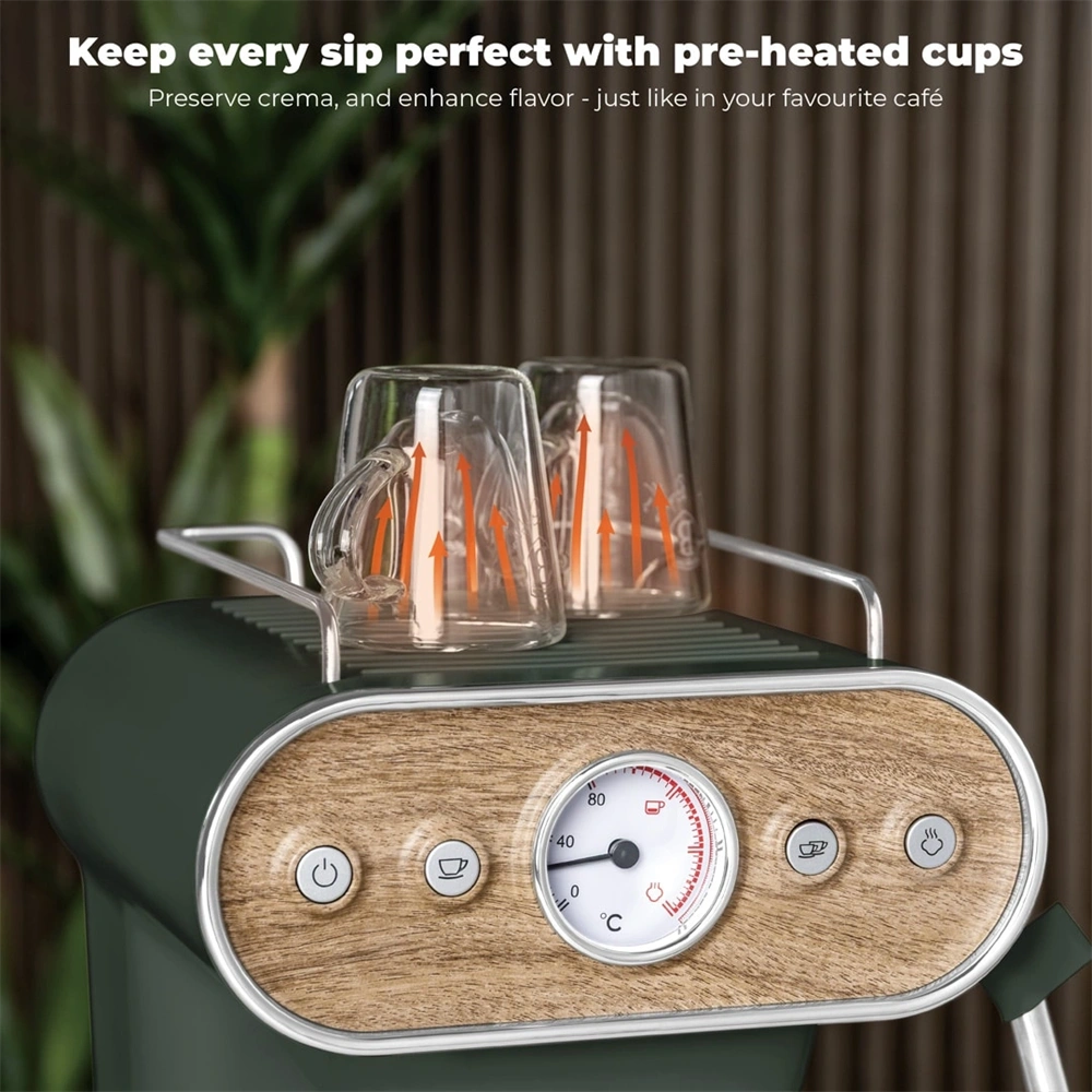 Berlinger Haus BH/9857 3in1 matt zöld espresso kávéfőző