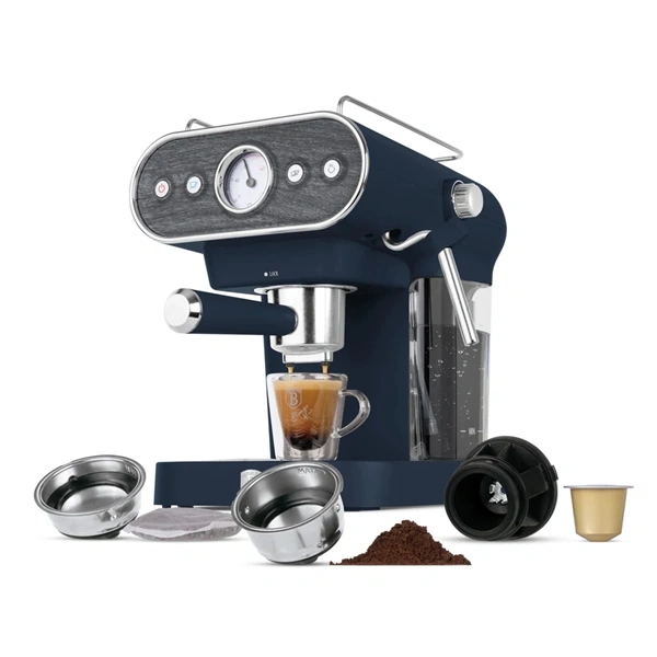 Berlinger Haus BH/9858 3in1 matt kék espresso kávéfőző