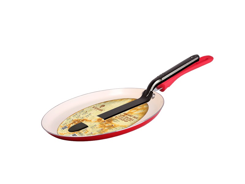 Blaumann BL-3374-SP 24 cm spatulával, piros palacsintasütő