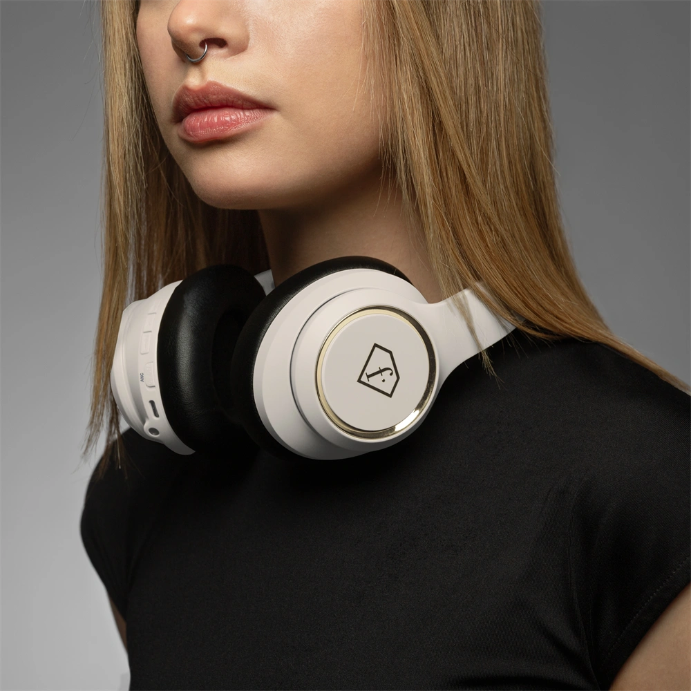 Berlinger Haus FTV-0017 krém- arany aktív zajszűrős fejhallgató