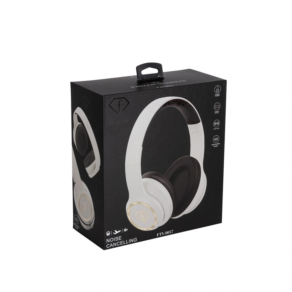 Berlinger Haus FTV-0017 krém- arany aktív zajszűrős fejhallgató