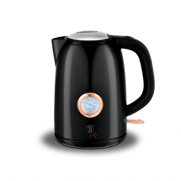 Berlinger Haus LP-BH-043L  Black Rose Collection 1,7L-es rose gold-fekete vízforraló hőfok kijelzővel