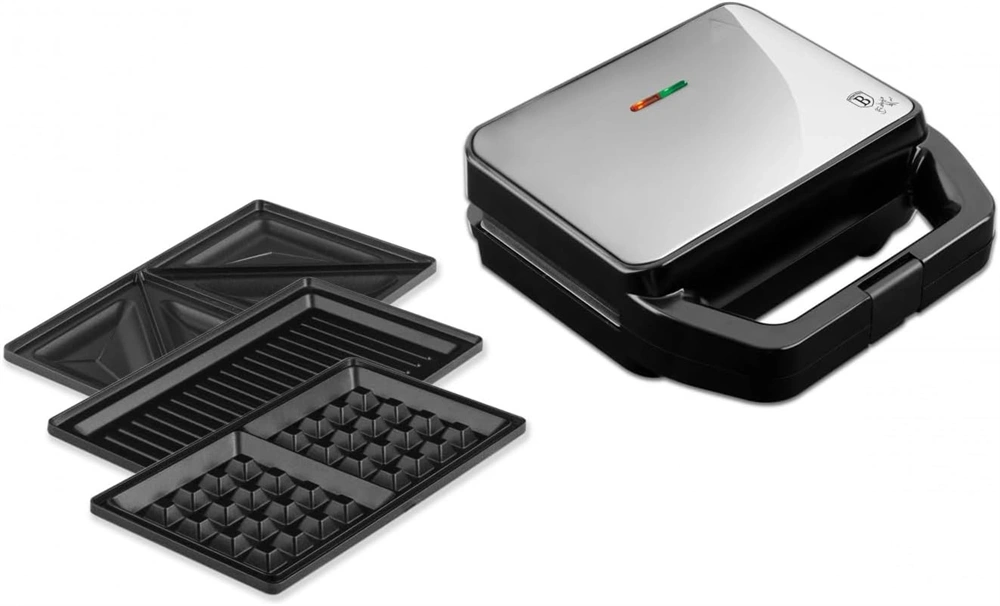 Berlinger Haus LP-KL-152P 3in1 rozsdamentes acél gorfi - grill - szendvicssütő