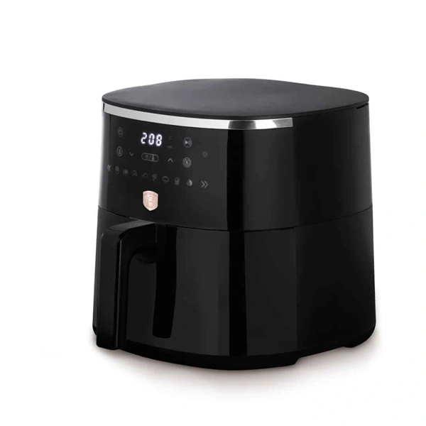 Berlinger Haus LP-BH-237 Black Rose Collection fekete 6,15 L, átlátszó ablakkal, forrólevegős sütő