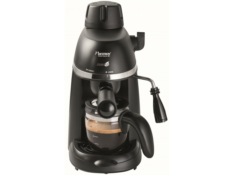 Bestron AES800 fekete espresso kávéfőző