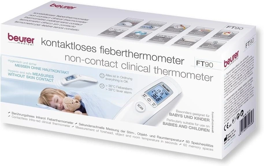 Beurer FT90 érintés nélküli lázmérő