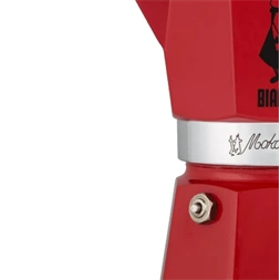 Bialetti 4942 Moka Express piros 3 személyes kotyogós kávéfőző