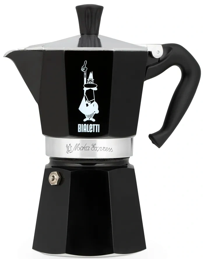 Bialetti 4953 Moka Express fekete 6 személyes kotyogós kávéfőző