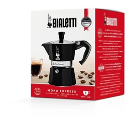 Bialetti 4953 Moka Express fekete 6 személyes kotyogós kávéfőző