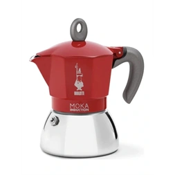 Bialetti Moka 6942 Induction piros 2 személyes indukciós kotyogós kávéfőző