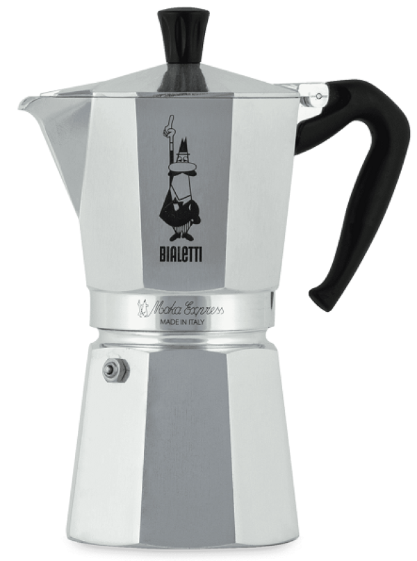 Bialetti Moka Express inox 18 személyes kotyogós kávéfőző